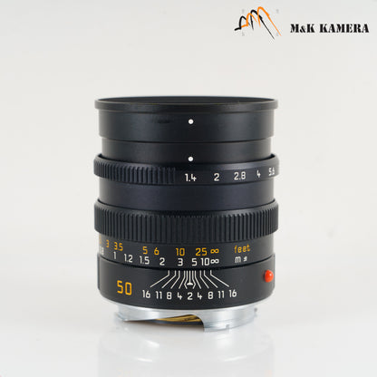 Leica Summilux-M 50mm/F1.4 Pre-A Black Lens Yr.2002 Germany 11868 #10854