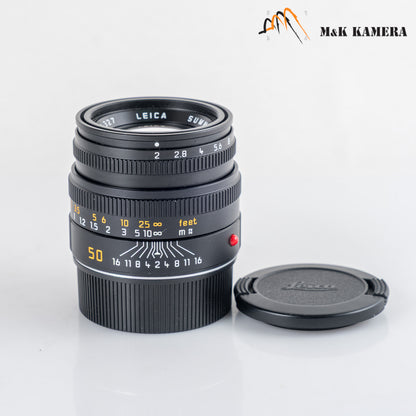 Leica Summicron-M 50mm/F2.0 Ver.V Black Lens Germany 11826 #88781