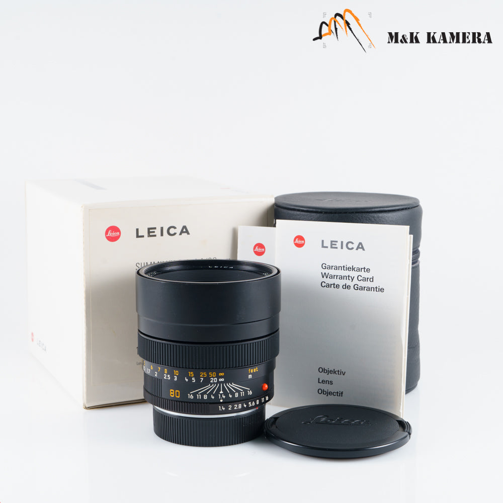 Leica Summilux-R 80mm/F1.4 E67 ROM Boxed 11881 #22821