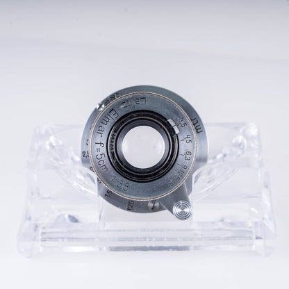 LEITZ Leica Elmar L39 50mm/F3.5 Lens Yr.1936 LTM Germany #10913