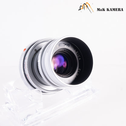 Leica Elmar-M 50mm/F2.8 Ver.II Silver Lens Yr.1996 Germany 11823 #88277