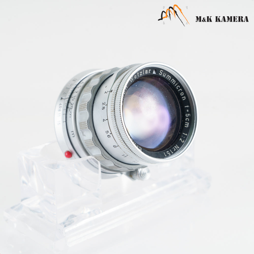 LEITZ Leica Summicron M 50mm/F2.0 Rigid V2 Ver.II Lens Yr.1957