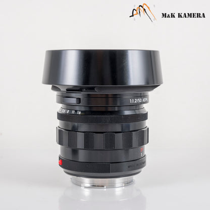Leica Noctilux-M 50mm/F1.2 ASPH Glossy Black Paint Finish Lens Germany 11731 #23893