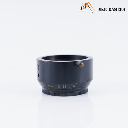 Leica VALOO Black Paint Hood for Elmar 5cm / aperture control #10284