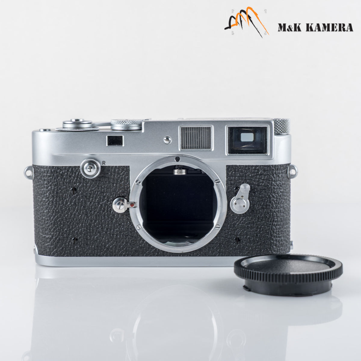 Leica M2 Round Button Rewind Silver Film Rangefinder Camera #24015