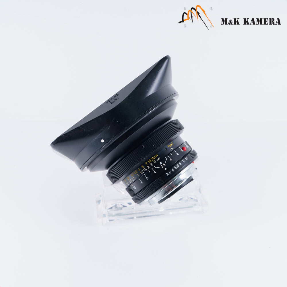 LEITZ Leica Elmarit-R 19mm/F2.8 Ver.I V1 Lens Yr.1975 Canada #10194