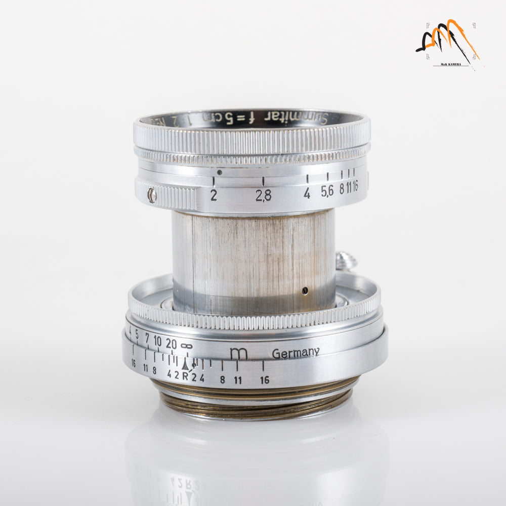 LEITZ Leica Summitar L39 50mm/F2.0 Silver Lens Yr.1948 LTM Germany #11783