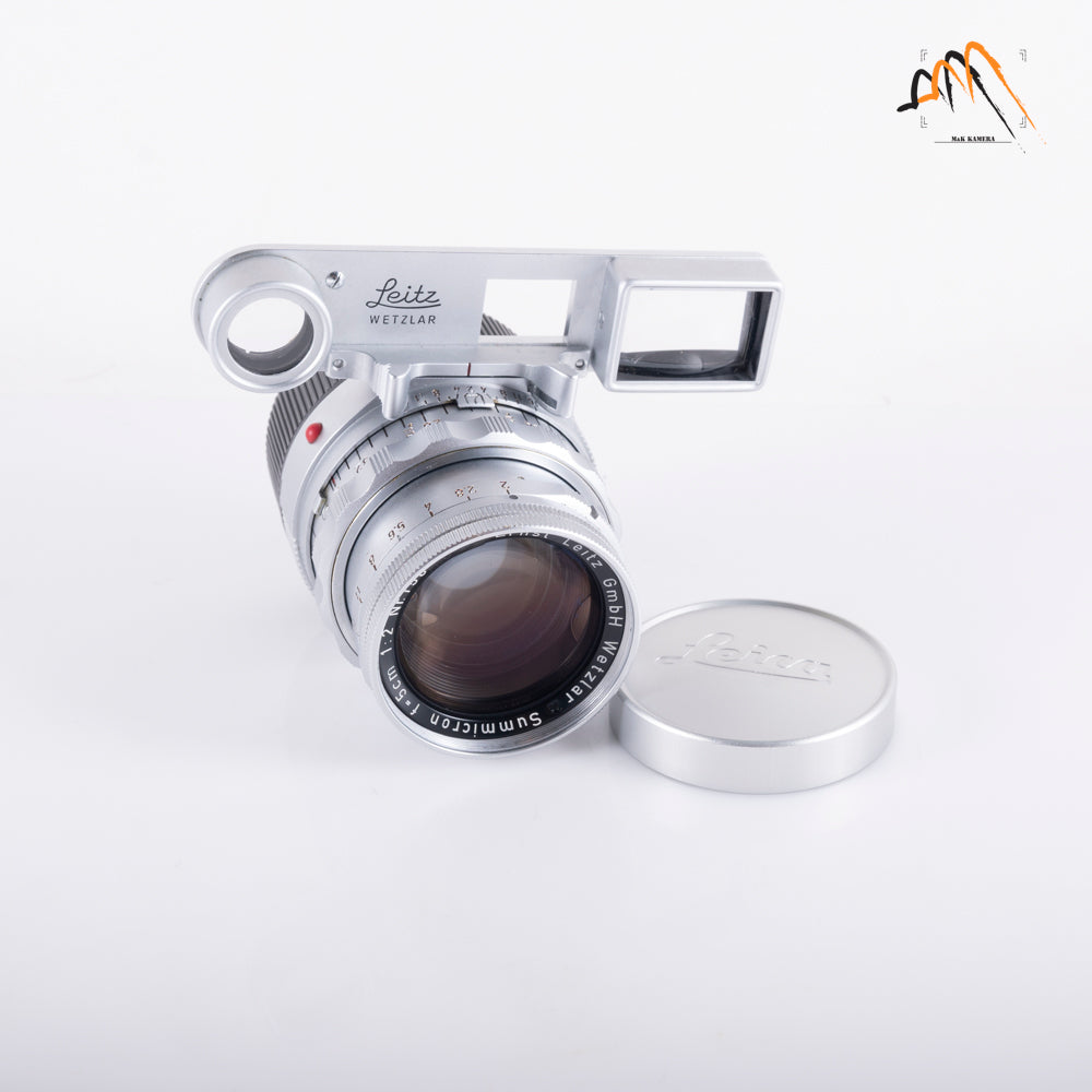 LEITZ Leica Summicron M 50mm/F2.0 Ver.II V2/ Dual Range DR Lens Yr.1958 Germany #23530