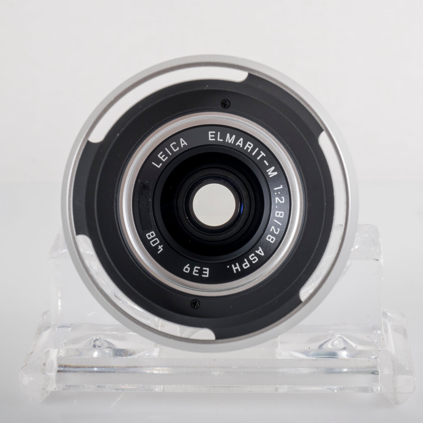 Leica Elmarit-M 28mm/F2.8 E39 Asph 11664 Silver Lens Yr.2009 Germany 11664 #88689