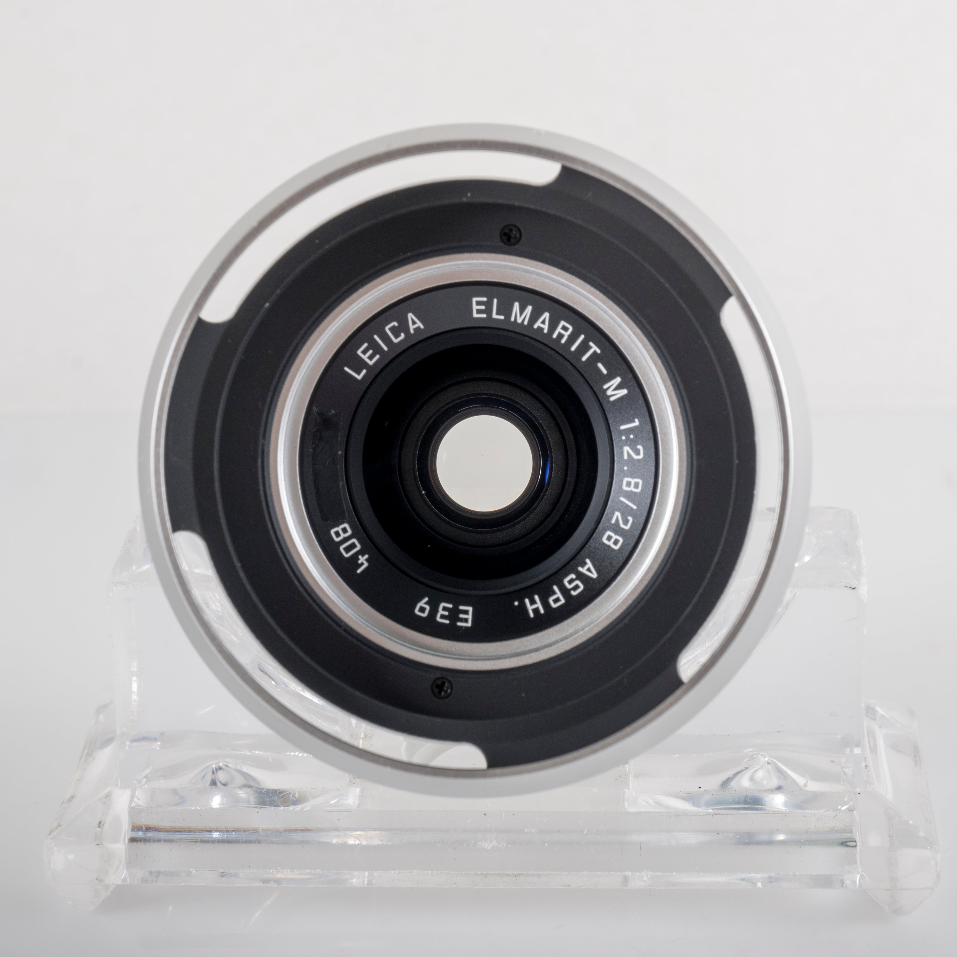 Leica Elmarit-M 28mm/F2.8 E39 Asph 11664 Silver Lens Yr.2009