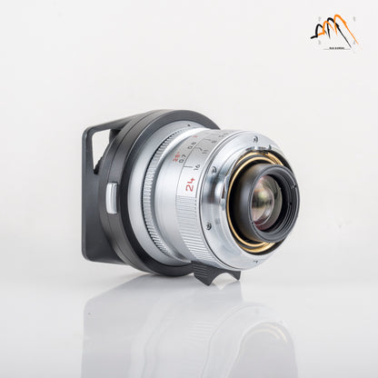Leica Elmarit-M 24mm/F2.8 ASPH Silver Lens Yr.1998 Germany 11898 #11621