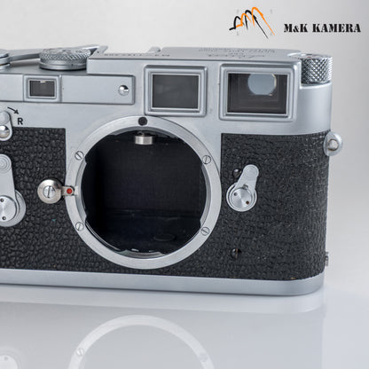 Leica M3 Single Stroke Silver Film Rangefinder Camera #11942