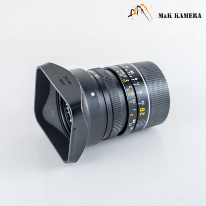 Leica Elmarit-M 28mm/F2.8 Ver.III Lens Yr.1987 Canada 11804 #23280