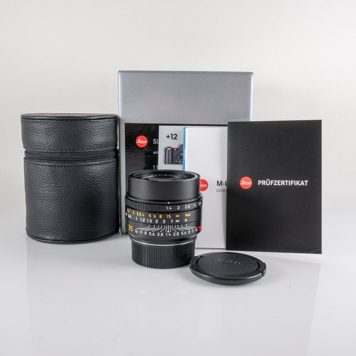 Leica Summilux-M 35mm/F1.4 E46 ASPH/ FLE II Black Lens Germany 11726 #23847