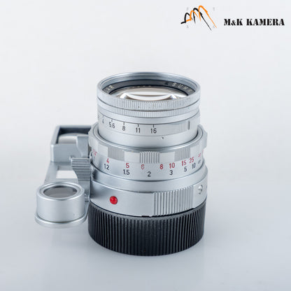 LEITZ Leica Summicron M 50mm/F2.0 Ver.II V2/ Dual Range DR Lens Yr.1961 #23982