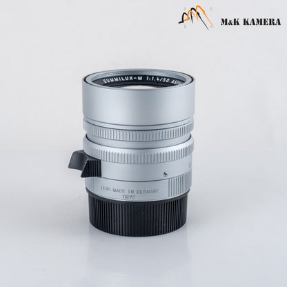 Leica Summilux-M 50mm/F1.4 E46 ASPH Silver Lens Yr.2003 Germany 11892 #24038