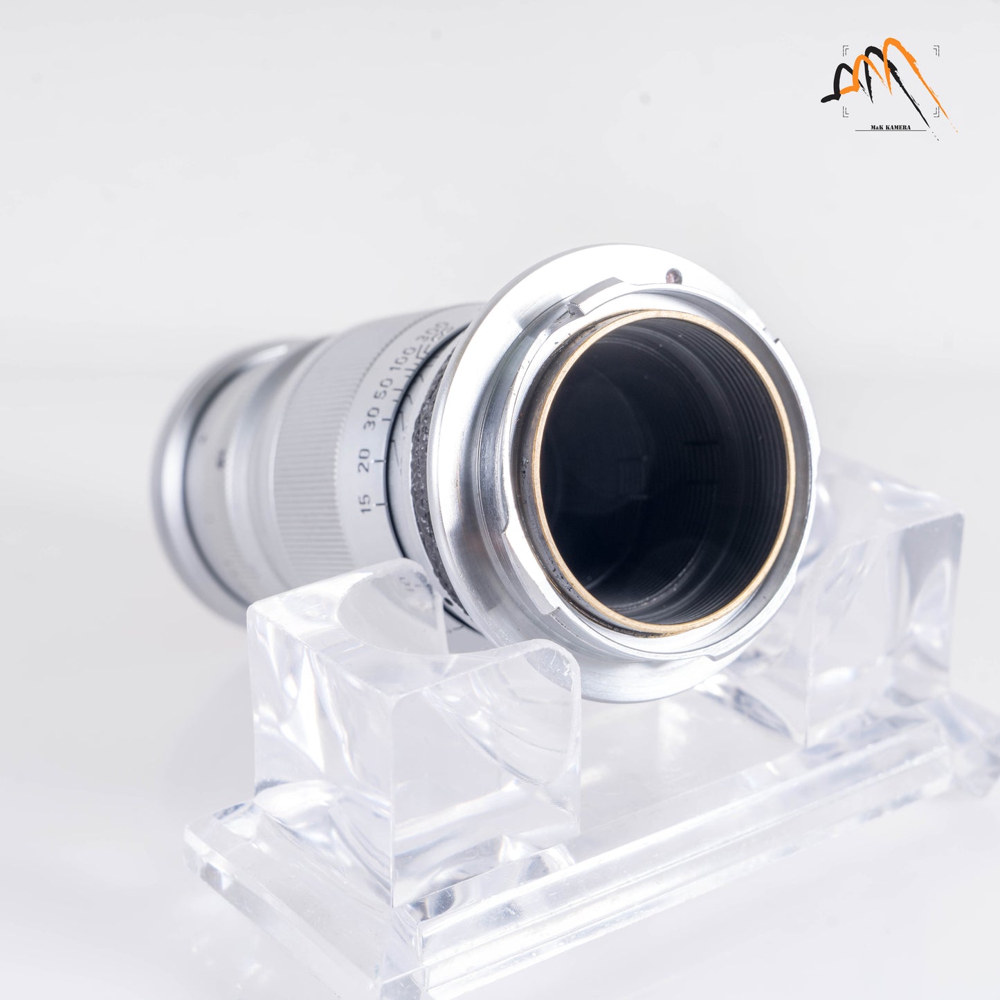 LEITZ Leica Elmar M 90mm/F4.0 Silver Lens Yr.1958 Germany #23458