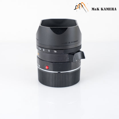 Leica Summarit-M 35mm/F2.4 ASPH Black Lens Germany 11671 #12131