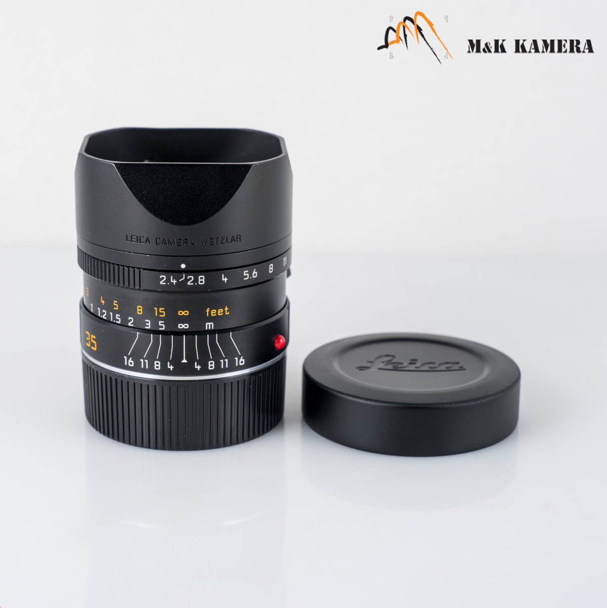 Leica Summarit-M 35mm/F2.4 ASPH Black Lens Germany 11671 #12131