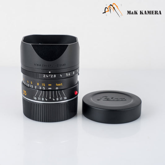 Leica Summarit-M 35mm/F2.4 ASPH Black Lens Germany 11671 #12131