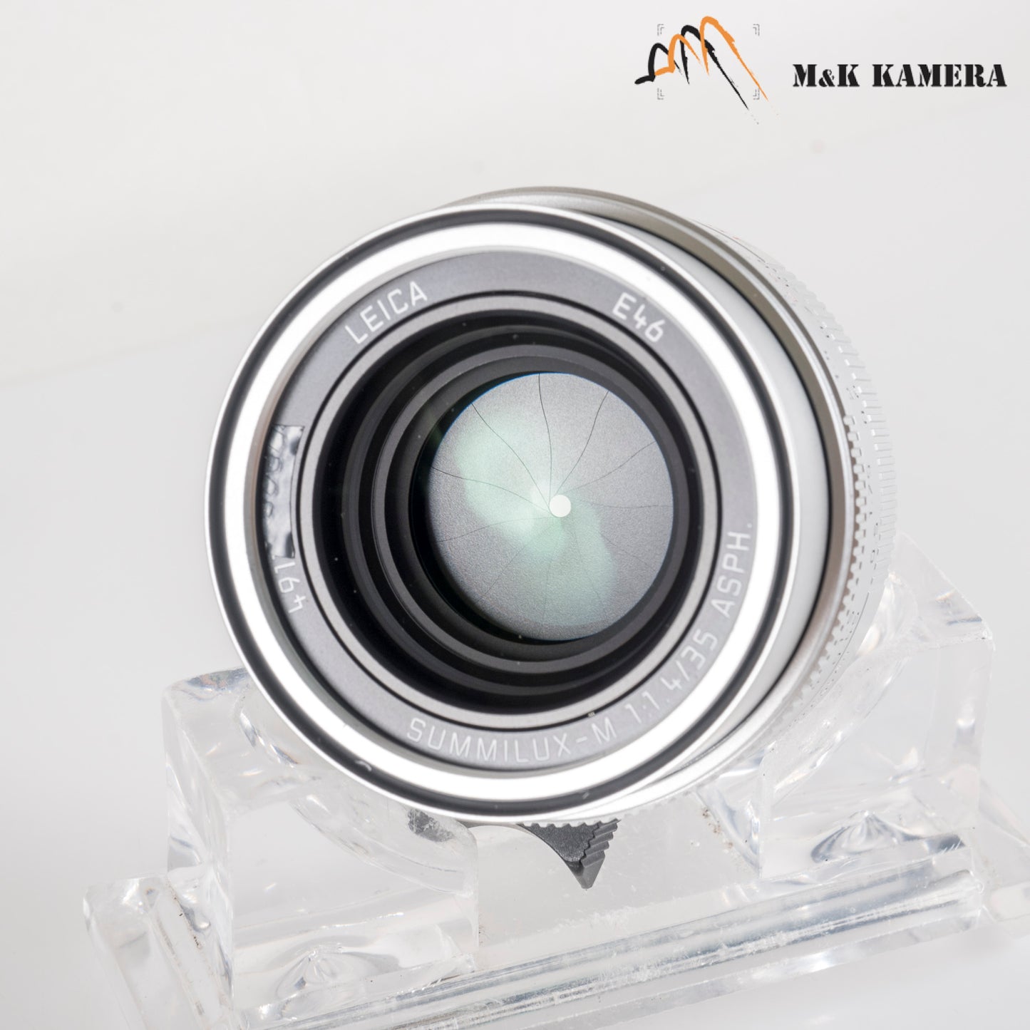 Leica Summilux-M 35mm/F1.4 E46 ASPH/ FLE II Silver Lens Germany 11727 #23876