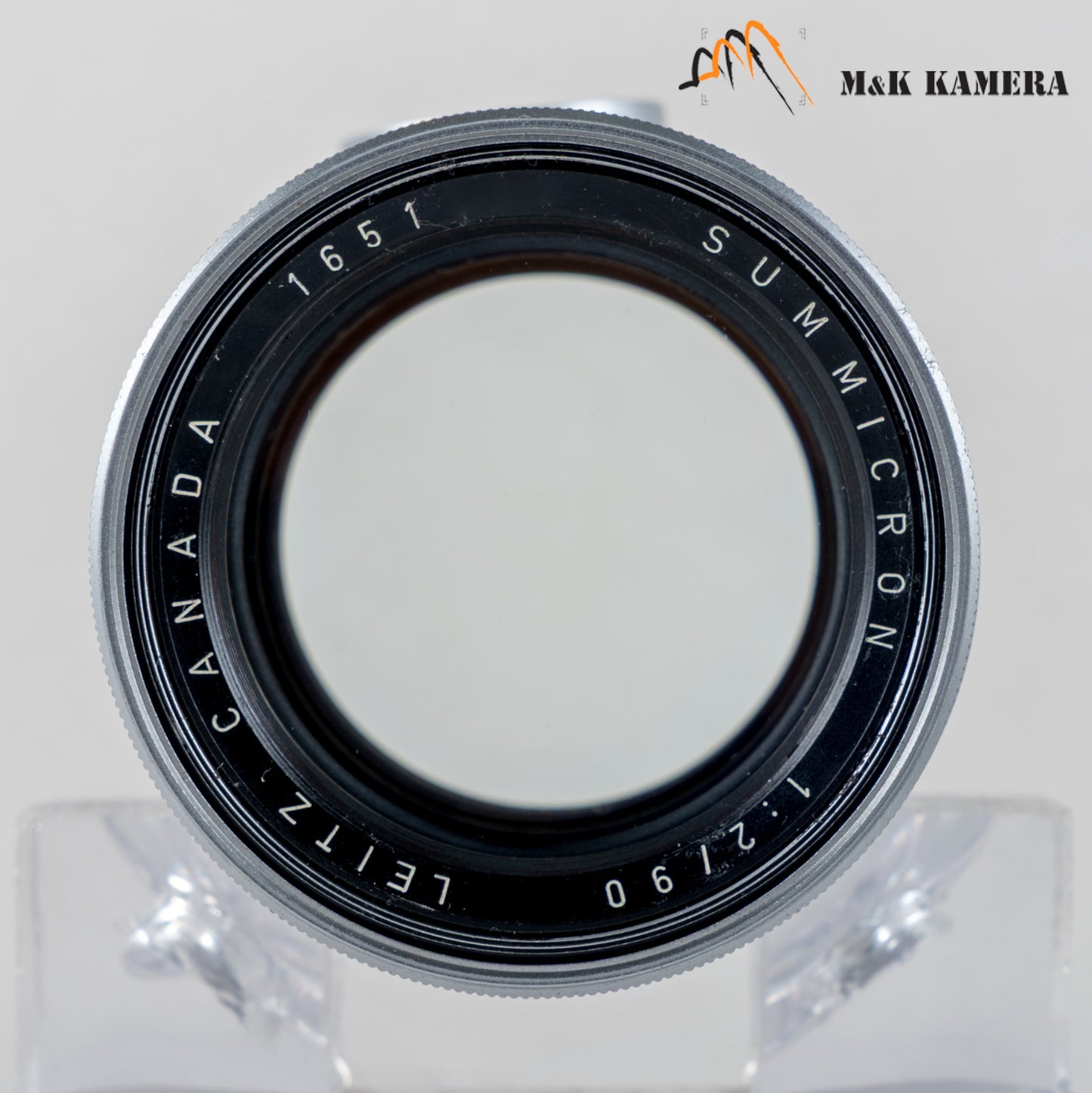 LEITZ Leica Summicron M 90mm/F2.0 Ver.I V.1 Silver Lens Yr.1959 Canada #23923