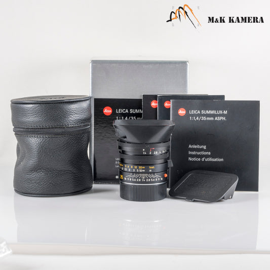 Leica Summilux-M 35mm/F1.4 ASPH 11874 Black Lens Yr.2003 Germany 11874 #12046