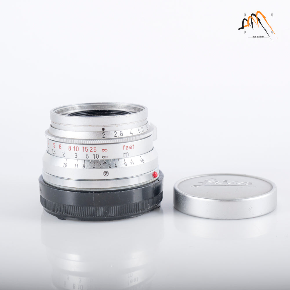 LEITZ Leica Summicron-M 35mm/F2.0 Ver.I 8 Elements Lens Yr.1963 Canada #11762