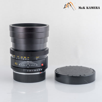 Leica Summicron-R 90mm/F2.0 Serie VII Ver.I V.1 Lens Yr.1981 Canada #88768