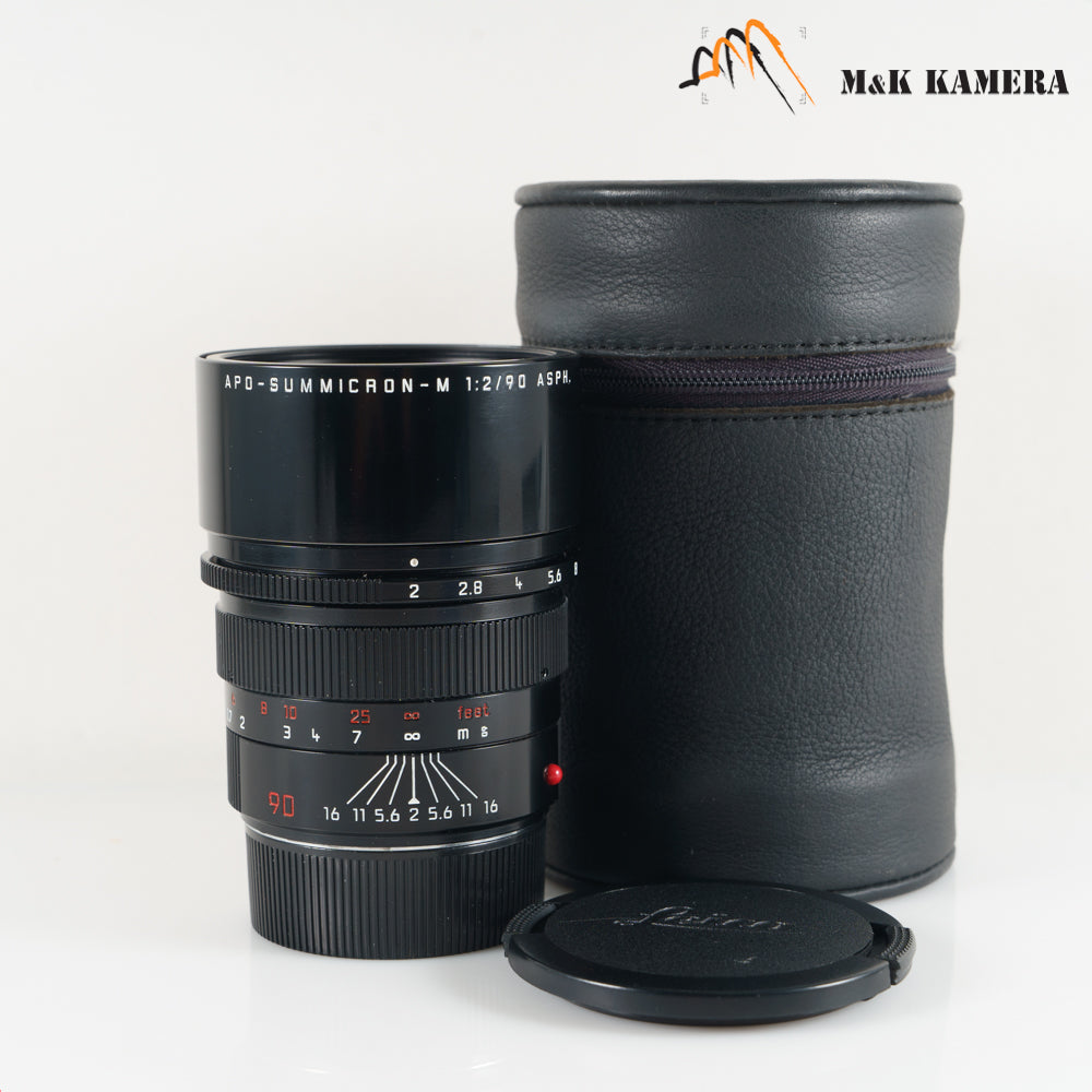 Leica APO-Summicron-M 90mm/F2.0 ASPH Silver Black Re-painted 11885 #23279