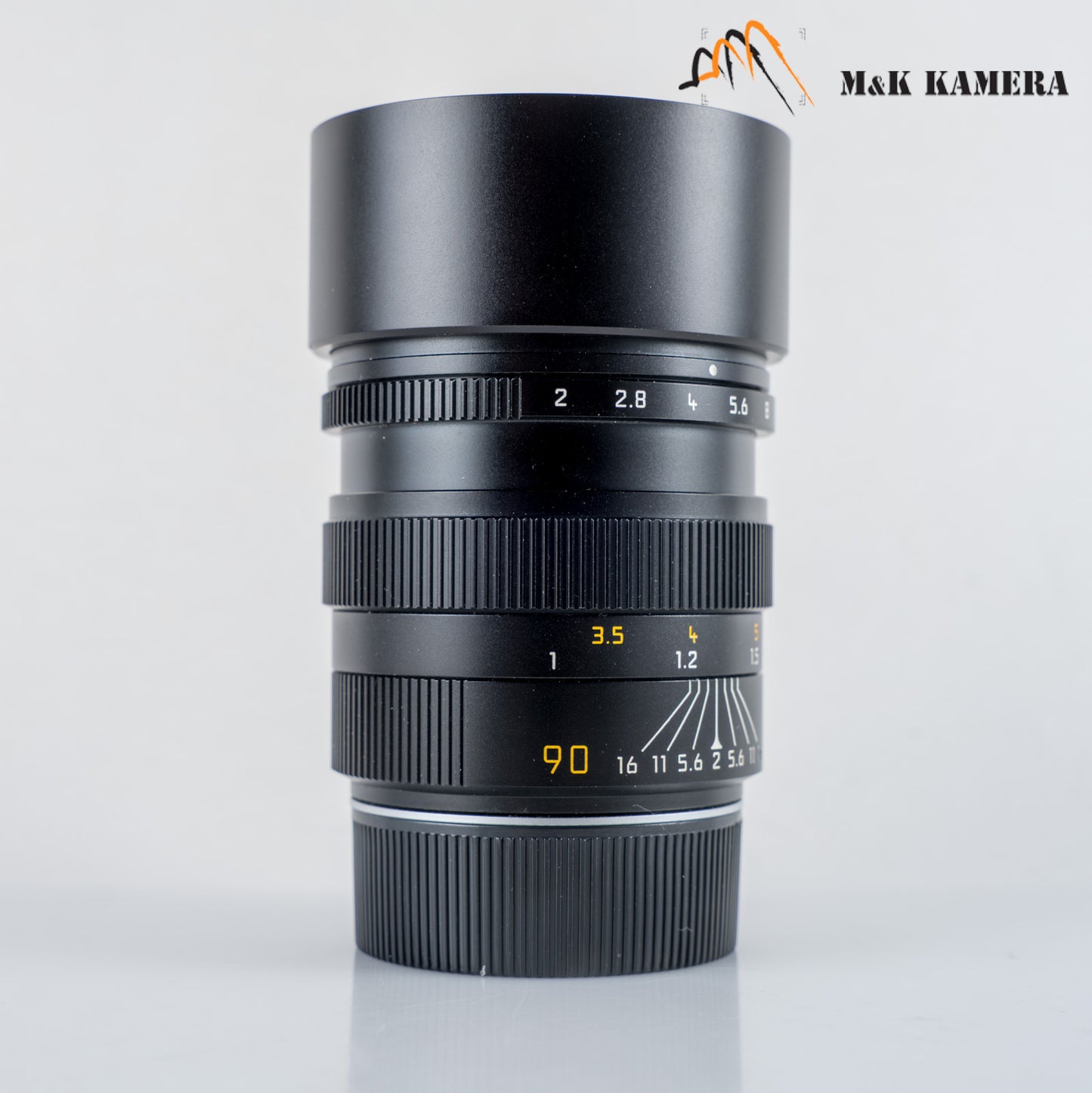 Leica Summicron-M 90mm/F2.0 E55 Pre-Asph/ Ver.II Black Lens Yr.1991 11136 #23976