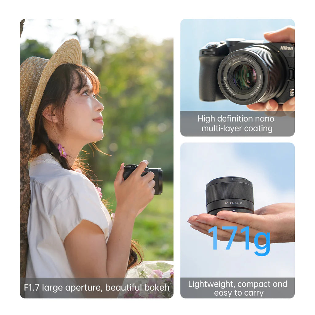 Viltrox 56mm F1.7 Black Z-Mount AF APS-C Lens