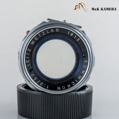 Leica Summicron M 50mm/F2.0 Ver.II V2 Dual Range DR Lens Yr.1960 Germany #11357