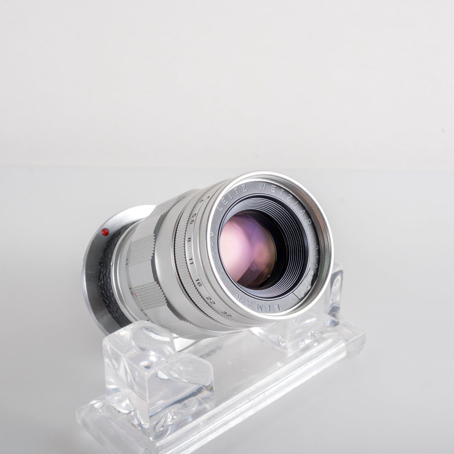 LEITZ Leica Elmar M 90mm/F4.0 Silver Lens Yr.1965 Germany #23857