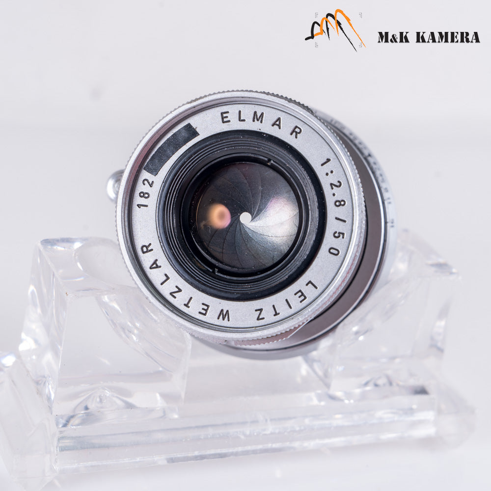 LEITZ Leica Elmar M 50mm/F2.8 Ver.I Silver Lens Yr.1960 Germany