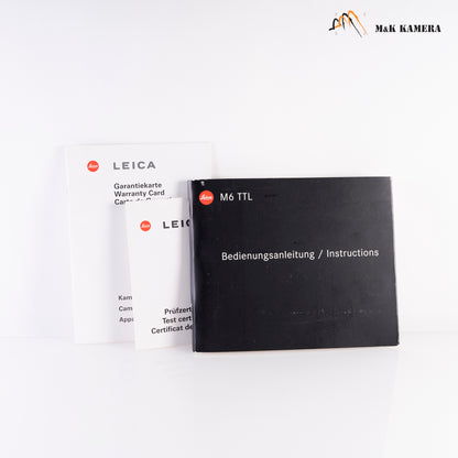 Leica M6 TTL 0.72 Titanium Film Rangefinder Camera 10435 Rare 10435 #87973