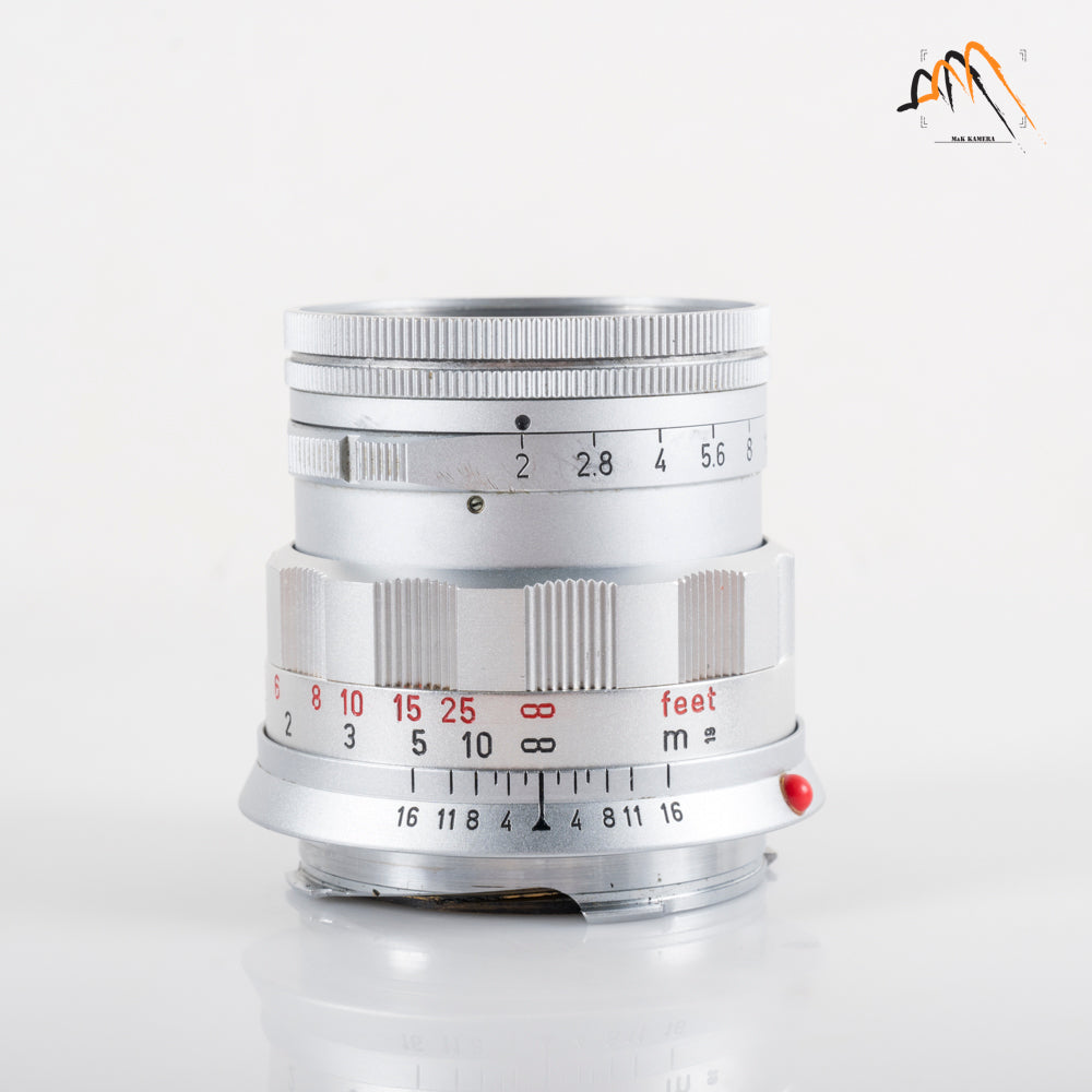 LEITZ Leica Summicron M 50mm/F2.0 Rigid V2 Ver.II Lens Yr.1965 Germany #88362
