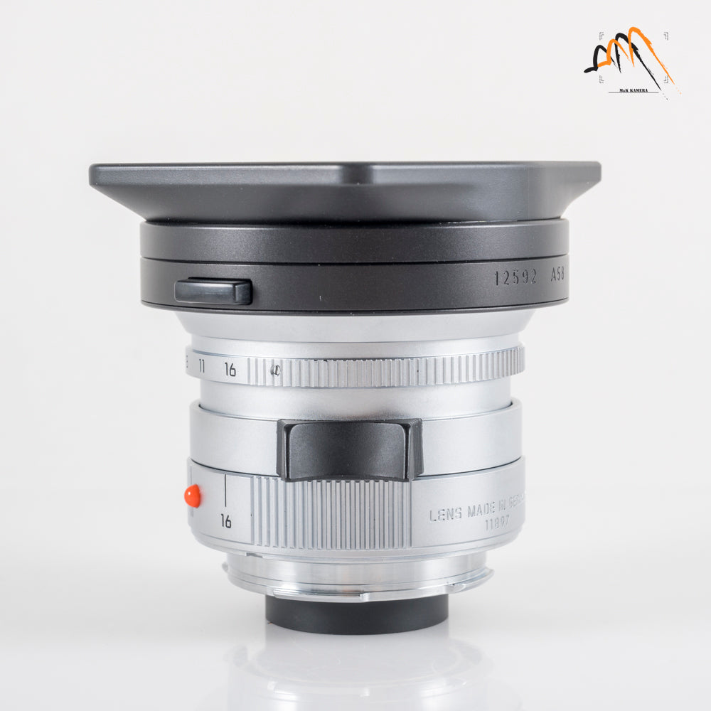 Leica Elmarit-M 21mm/F2.8 ASPH Silver Lens Yr.1998 Germany 11897 #11865
