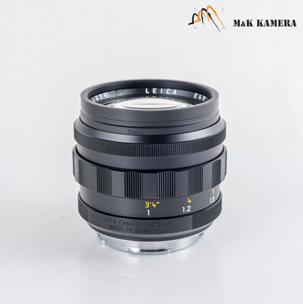Leica Noctilux-M 50mm/F1.2 ASPH Black Lens Germany 11686 #24036