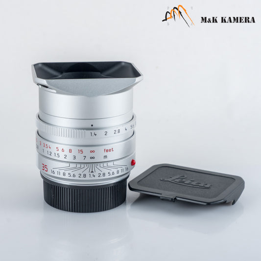 Leica Summilux-M 35mm/F1.4 ASPH/ FLE Silver Lens Germany 11675 #12109