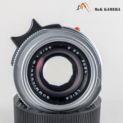 Leica Summicron-M 35mm/F2.0 Ver.4 7 Elements Rare Silver Lens Yr.1995 Germany 11311 #88694