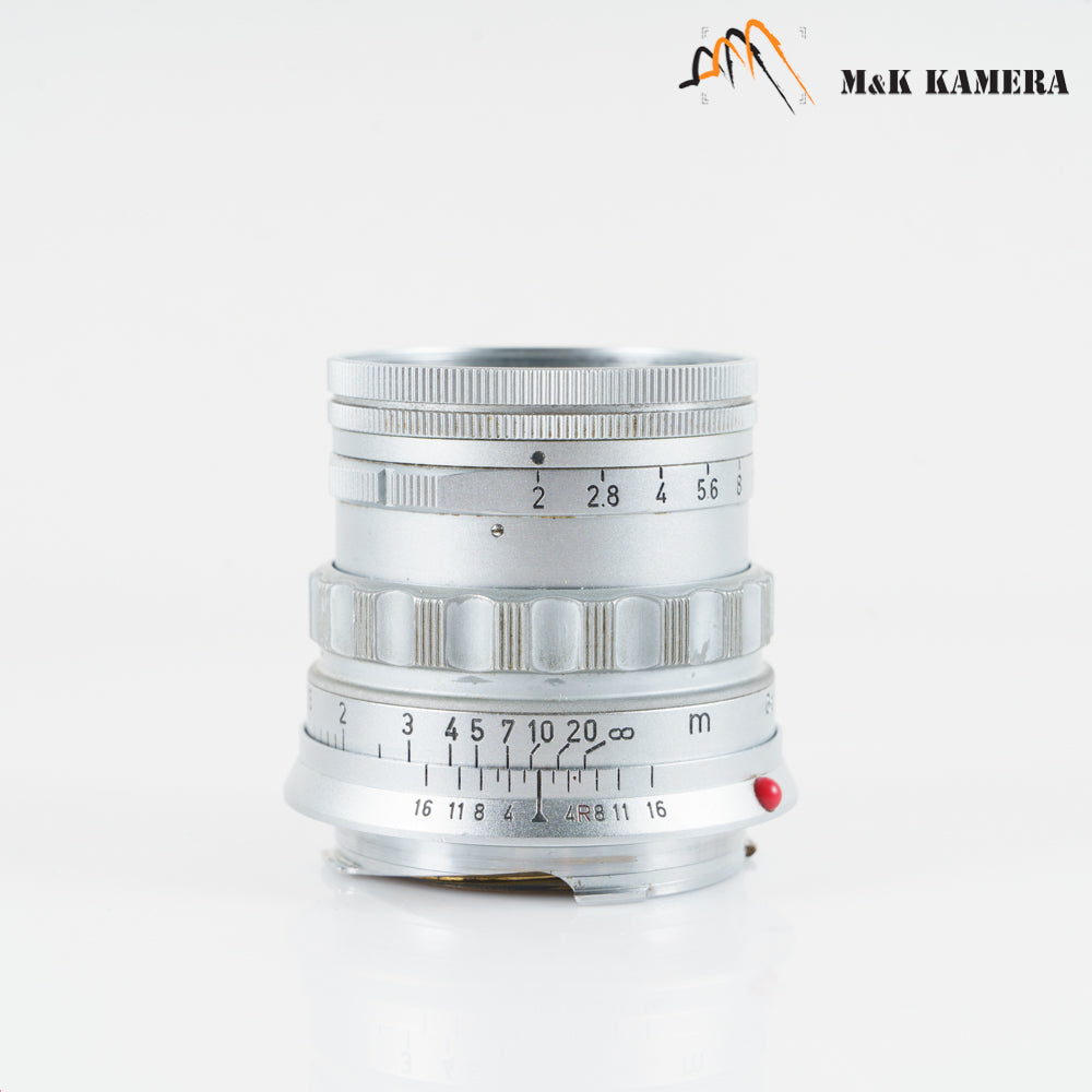 LEITZ Leica Summicron M 50mm/F2.0 Rigid V2 Ver.II Lens Yr.1957 Germany #23254