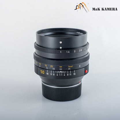 LEITZ Leica Noctilux-M 50mm/F1.0 E60 II Lens Yr.1982 Canada #23949