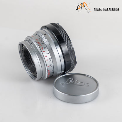 LEITZ Leica Summicron-M 35mm/F2.0 Ver.I 8 Elements Lens Yr.1965 Germany #12113