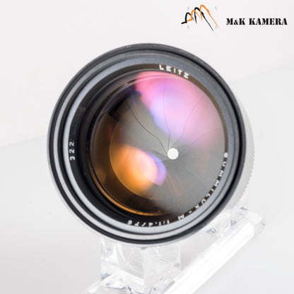 LEITZ Leica Summilux-M 75mm/F1.4 Ver.II Lens Yr.1982 Canada 11815 #23888