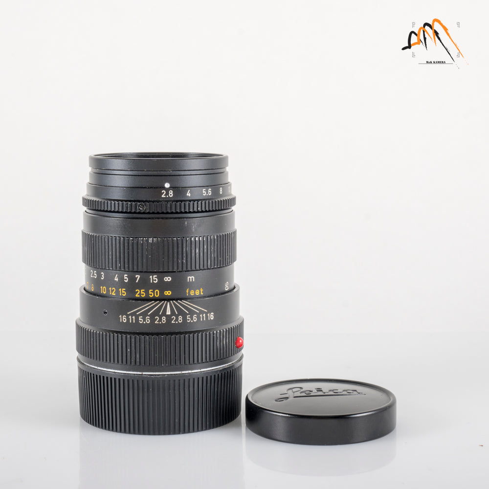 LEITZ Leica Tele-Elmarit-M 90mm/F2.8 E39 Ver.II V2/ Slim Lens Yr.1973 Canada 11800 #11781