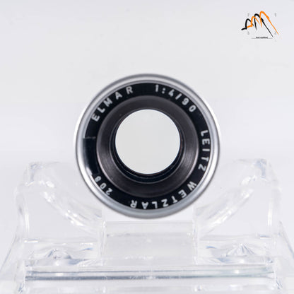 LEITZ Leica Elmar M 90mm/F4.0 E39 Ver.II V2/ 3 Elements Silver Lens Yr.1965 Germany 11830 #88243