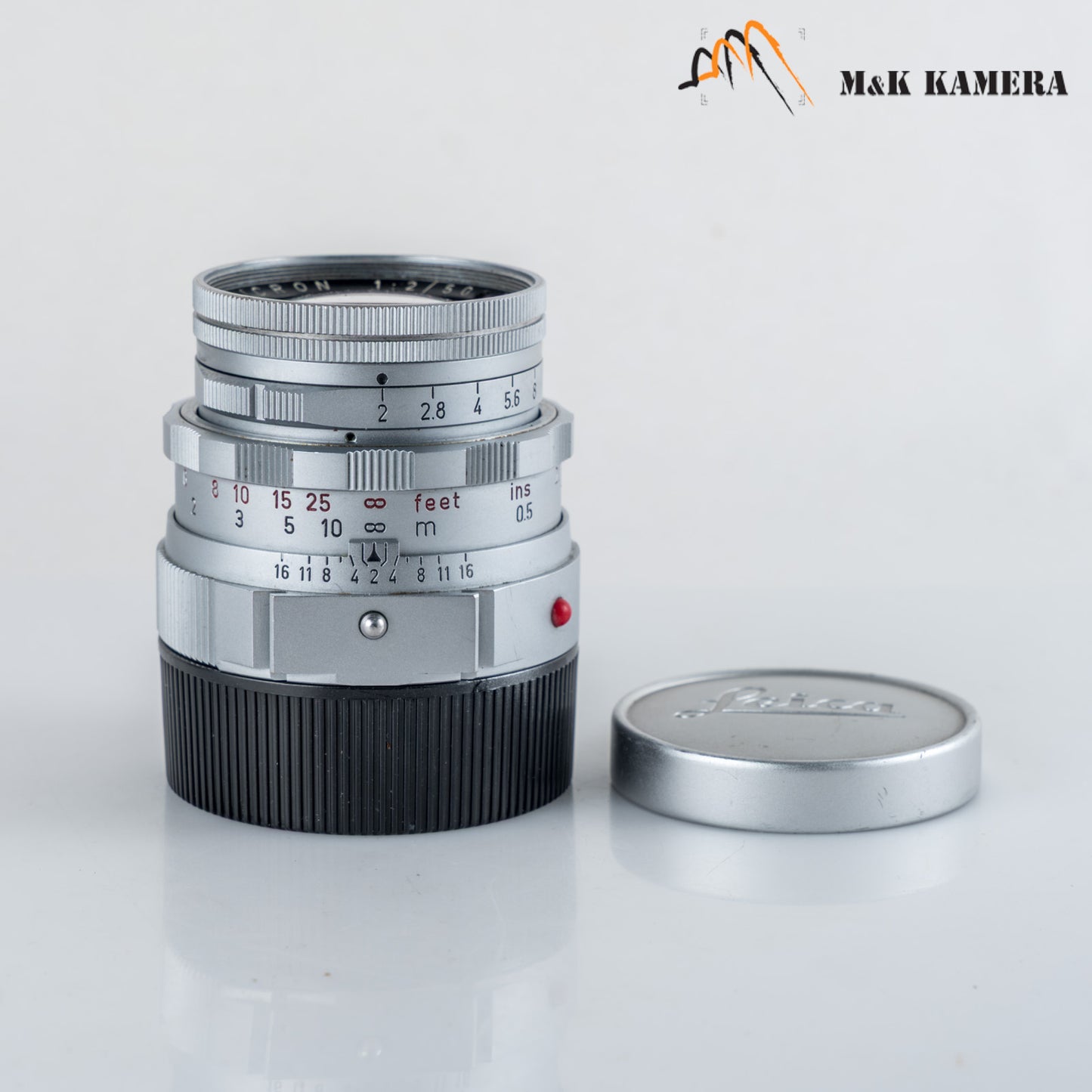 Leica Summicron M 50mm/F2.0 Ver.II V2 Dual Range DR Lens Yr.1960 Germany #11357