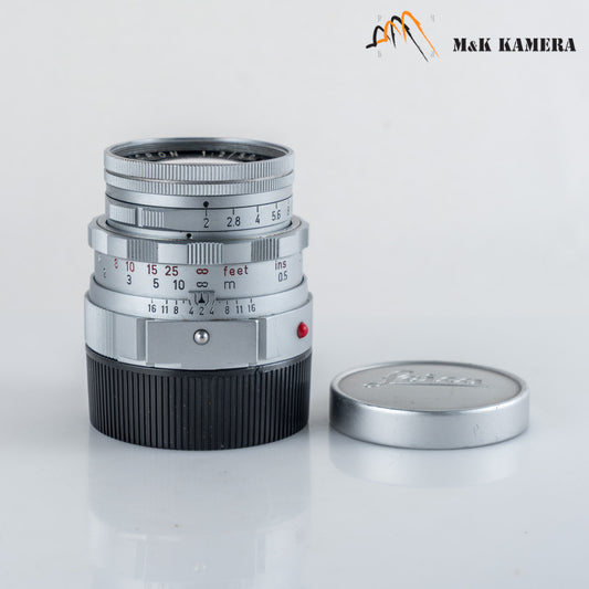Leica Summicron M 50mm/F2.0 Ver.II V2 Dual Range DR Lens Yr.1960 Germany #11357