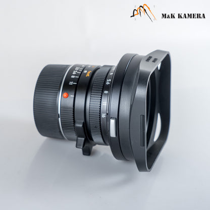 Leica Elmarit M 21mm/F2.8 E60 Pre-A Black Lens Yr.1995 Canada #23994